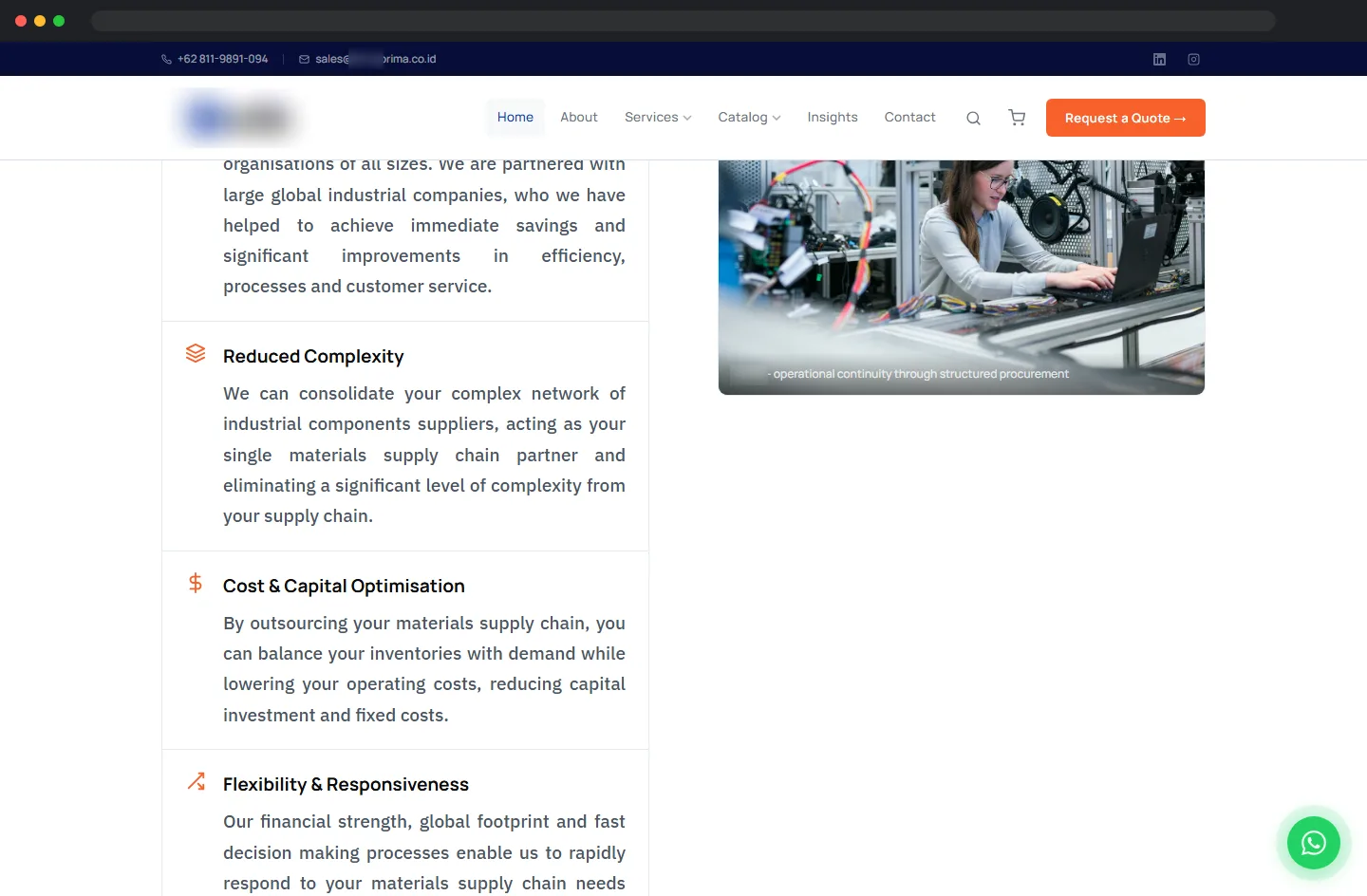 Procurement benefits for clients