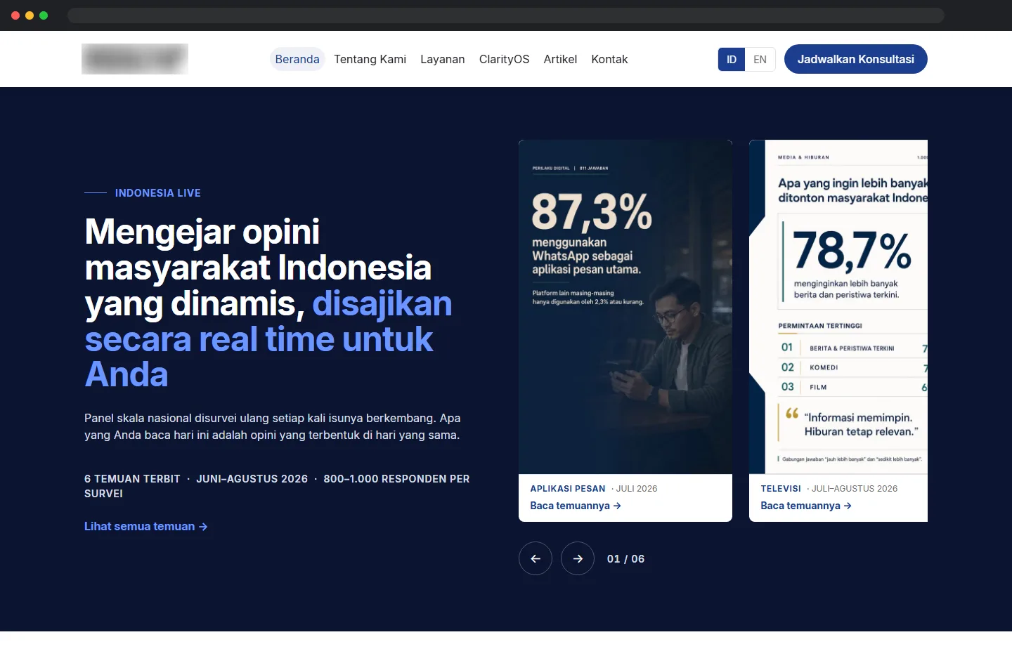 Sorotan opini publik secara real time