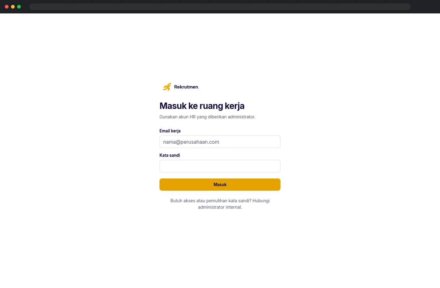 Rekrutmen Cepat — Sistem Rekrutmen (ATS)